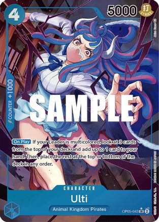 Ulti (Alternate Art) (OP05-043) - Awakening of the New Era Foil | Grognard Games