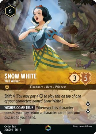 Snow White - Well Wisher (Enchanted) (206/204) [Rise of the Floodborn] | Grognard Games