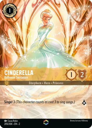 Cinderella - Ballroom Sensation (Enchanted) (205/204) [Rise of the Floodborn] | Grognard Games