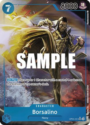 Borsalino (Alternate Art) (OP05-051) - Awakening of the New Era Foil | Grognard Games