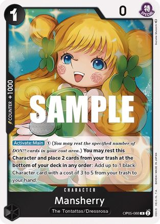 Mansherry (OP05-088) - Awakening of the New Era Foil | Grognard Games