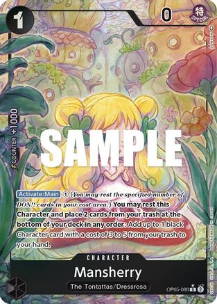 Mansherry (Alternate Art) (OP05-088) - Awakening of the New Era Foil | Grognard Games