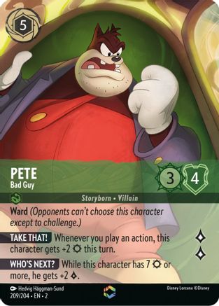 Pete - Bad Guy (Enchanted) (209/204) [Rise of the Floodborn] | Grognard Games