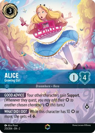 Alice - Growing Girl (Enchanted) (213/204) [Rise of the Floodborn] | Grognard Games
