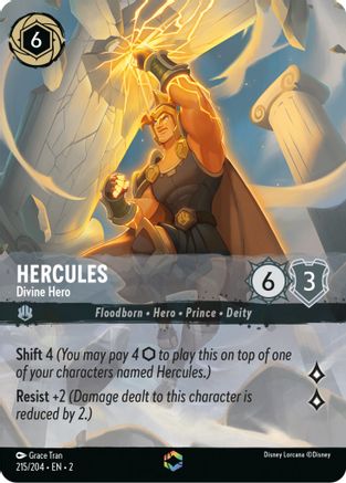 Hercules - Divine Hero (Enchanted) (215/204) [Rise of the Floodborn] | Grognard Games