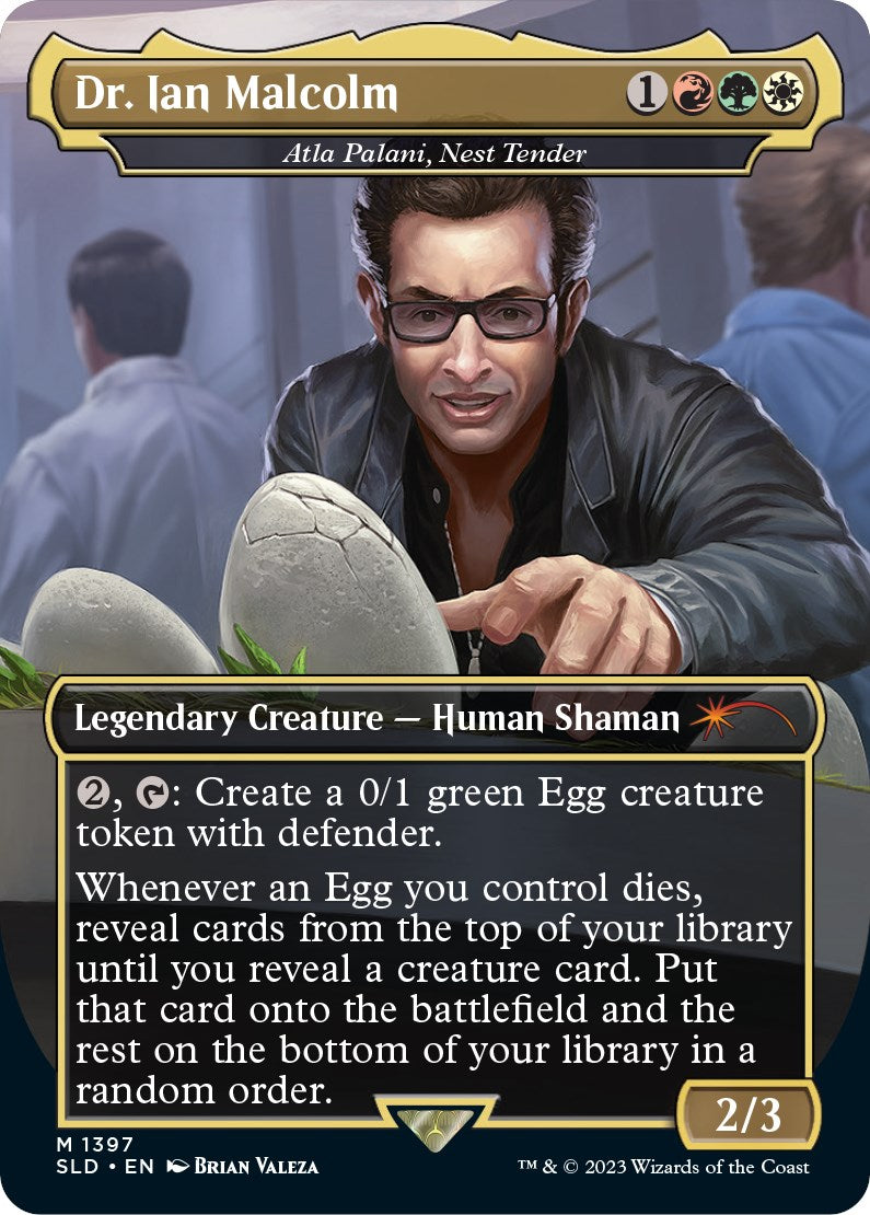 Dr. Ian Malcolm - Atla Palani, Nest Tender [Secret Lair Drop Series] | Grognard Games