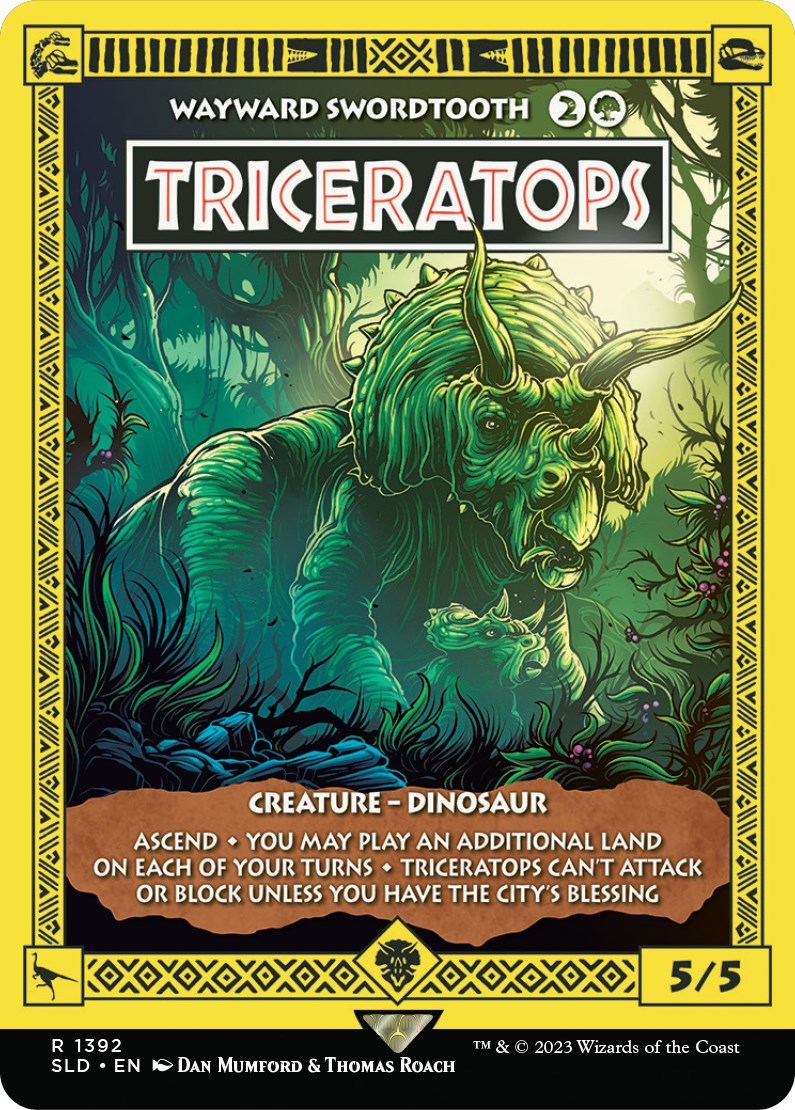 Triceratops - Wayward Swordtooth [Secret Lair Drop Series] | Grognard Games