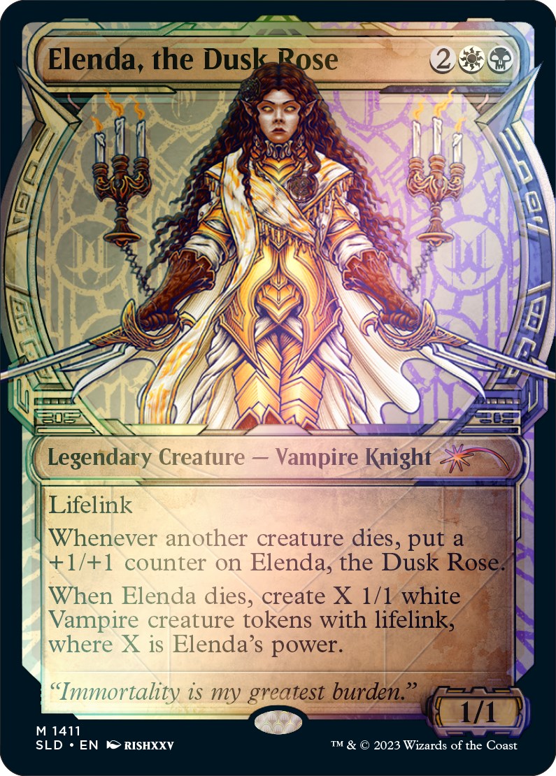 Elenda, the Dusk Rose (Rainbow Foil) [Secret Lair Drop Series] | Grognard Games