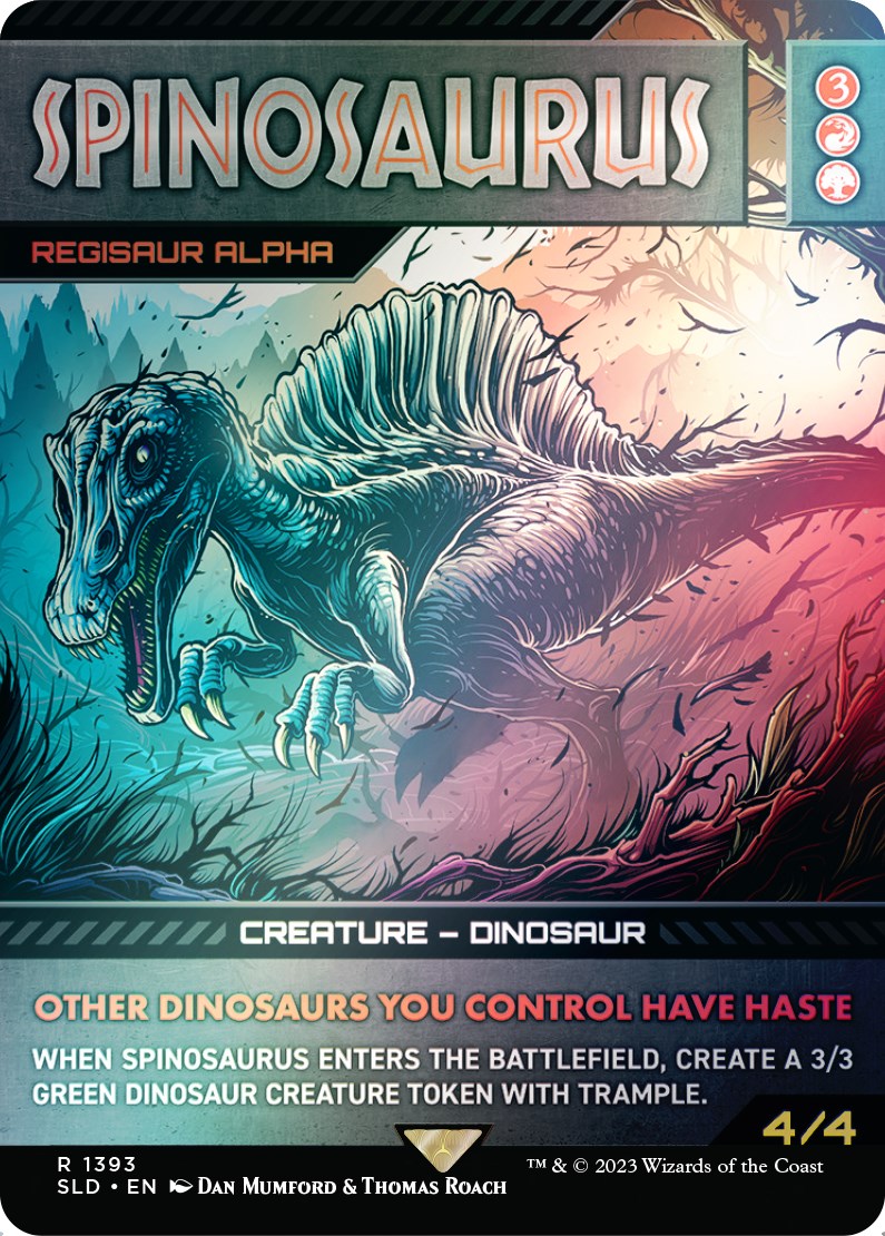 Spinosaurus - Regisaur Alpha (Rainbow Foil) [Secret Lair Drop Series] | Grognard Games