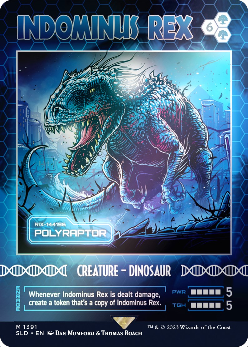 Indominus Rex - Polyraptor (Rainbow Foil) [Secret Lair Drop Series] | Grognard Games