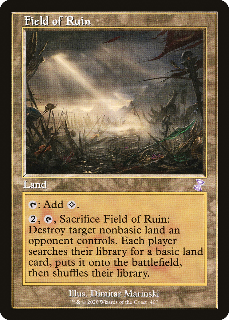 Field of Ruin (Timeshifted) [Time Spiral Remastered] | Grognard Games