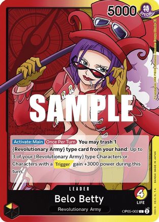 Belo Betty (002) (OP05-002) - Awakening of the New Era | Grognard Games