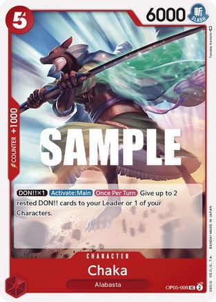 Chaka (OP05-008) - Awakening of the New Era | Grognard Games