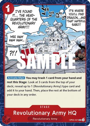 Revolutionary Army HQ (OP05-021) - Awakening of the New Era | Grognard Games