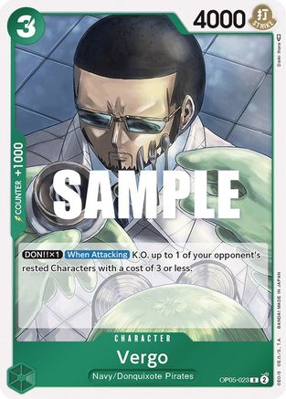 Vergo (OP05-023) - Awakening of the New Era Foil | Grognard Games