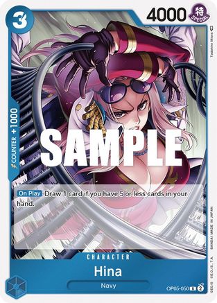 Hina (OP05-050) - Awakening of the New Era Foil | Grognard Games