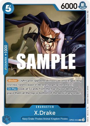X.Drake (OP05-055) - Awakening of the New Era Foil | Grognard Games