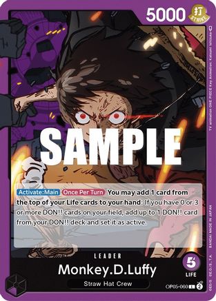 Monkey.D.Luffy (060) (OP05-060) - Awakening of the New Era | Grognard Games
