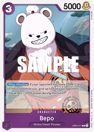 Bepo (OP05-071) - Awakening of the New Era Foil | Grognard Games