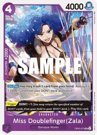 Miss Doublefinger(Zala) (OP05-073) - Awakening of the New Era | Grognard Games