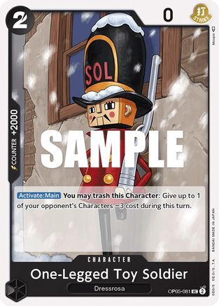 One-Legged Toy Soldier (OP05-081) - Awakening of the New Era | Grognard Games