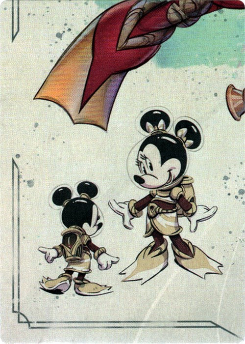 Minnie Mouse - Wide-Eyed Diver Puzzle Insert (Bottom Left) [Rise of the Floodborn] | Grognard Games