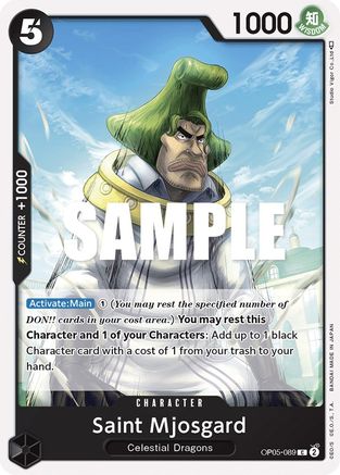 Saint Mjosgard (OP05-089) - Awakening of the New Era | Grognard Games
