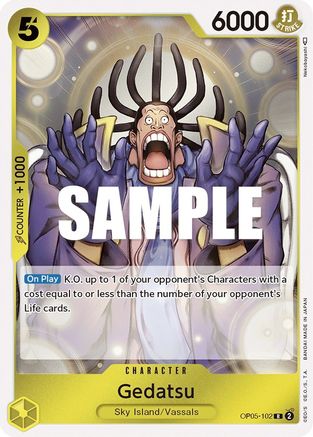 Gedatsu (OP05-102) - Awakening of the New Era Foil | Grognard Games
