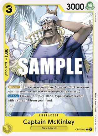 Captain McKinley (OP05-112) - Awakening of the New Era | Grognard Games