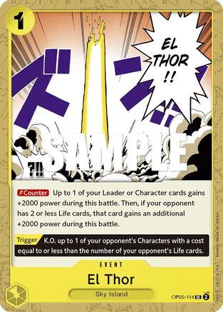 El Thor (OP05-114) - Awakening of the New Era | Grognard Games