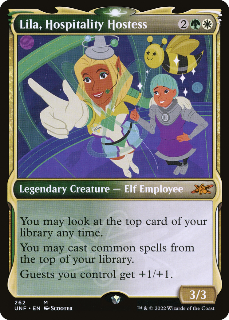 Lila, Hospitality Hostess (Showcase) [Unfinity] | Grognard Games