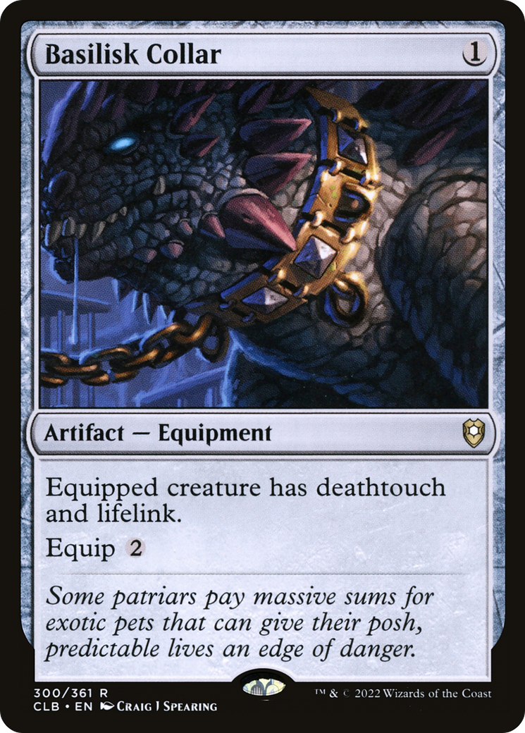 Basilisk Collar [Commander Legends: Battle for Baldur's Gate] | Grognard Games
