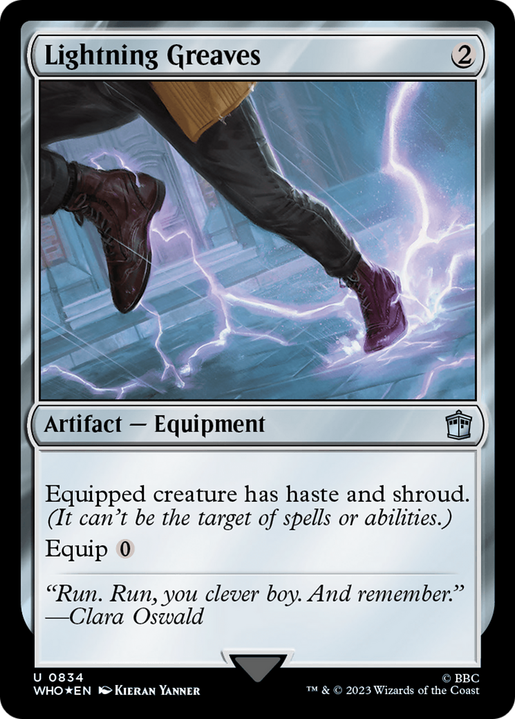 Lightning Greaves (Surge Foil) [Doctor Who] | Grognard Games