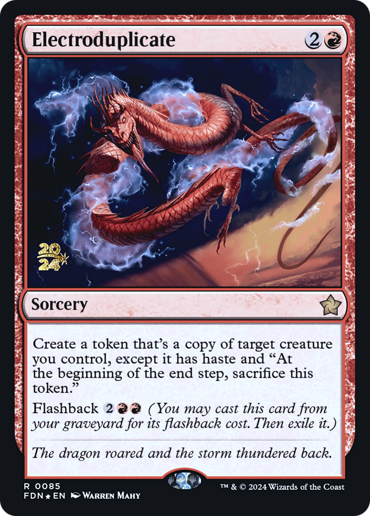 Electroduplicate [Foundations Prerelease Promos] | Grognard Games