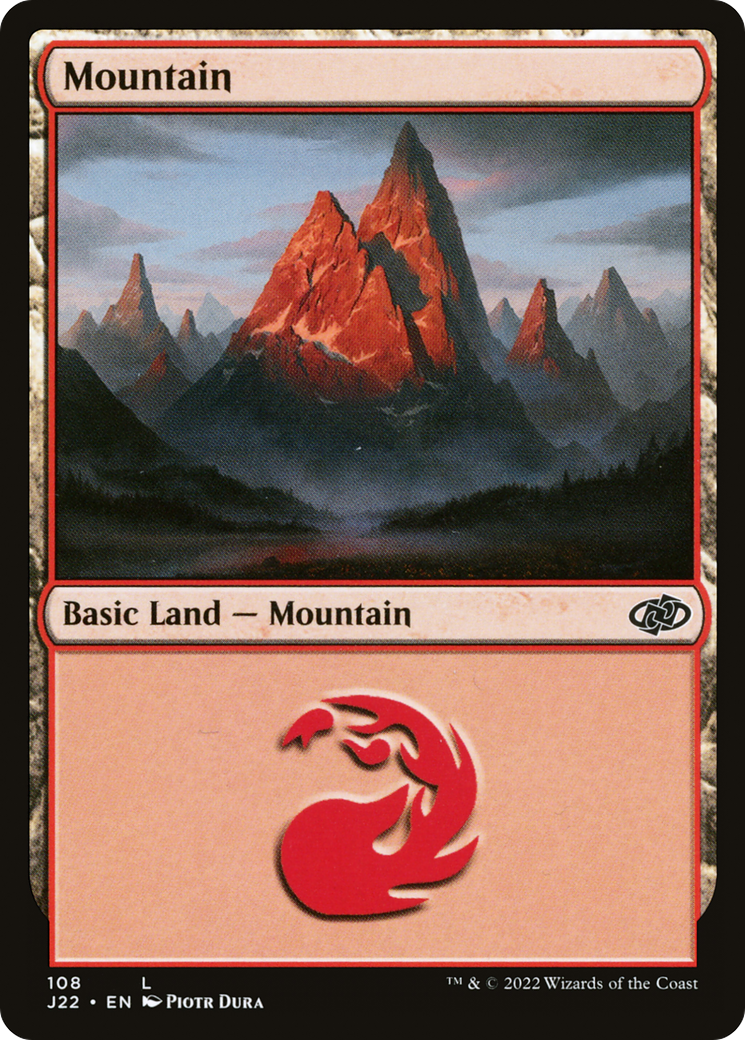 Mountain (108) [Jumpstart 2022] | Grognard Games