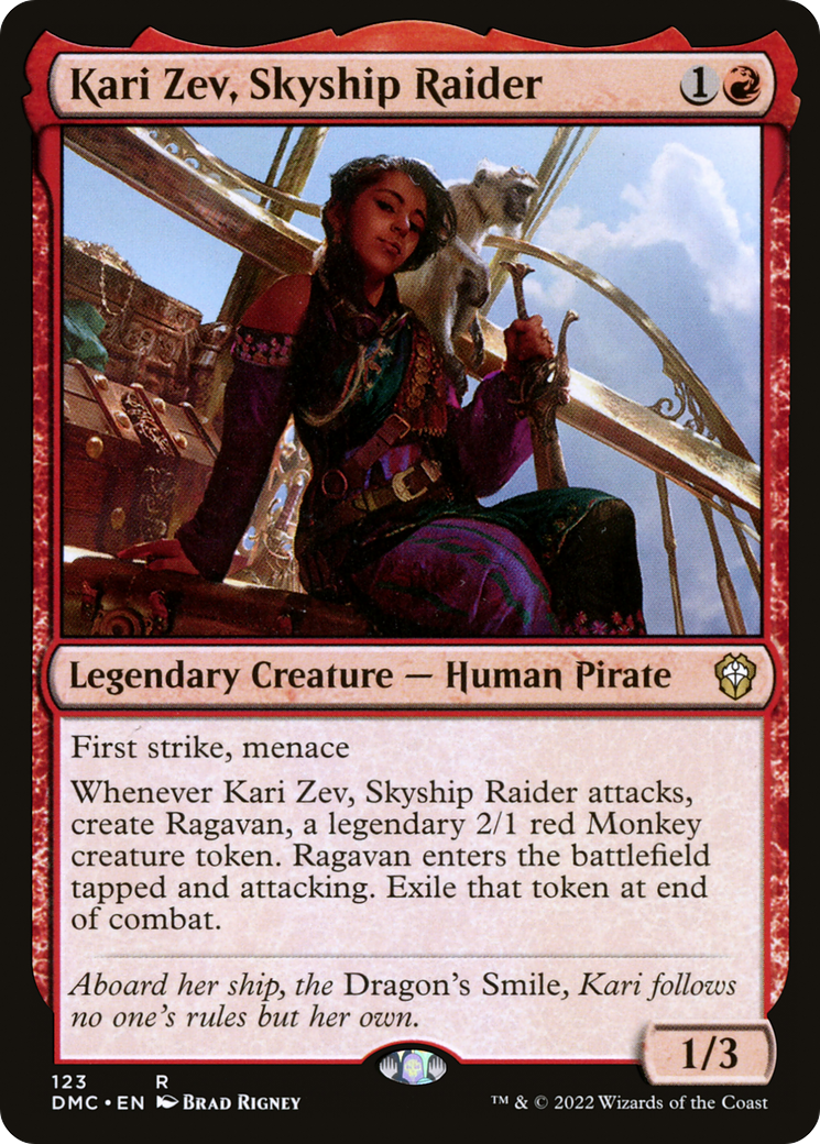 Kari Zev, Skyship Raider [Dominaria United Commander] | Grognard Games