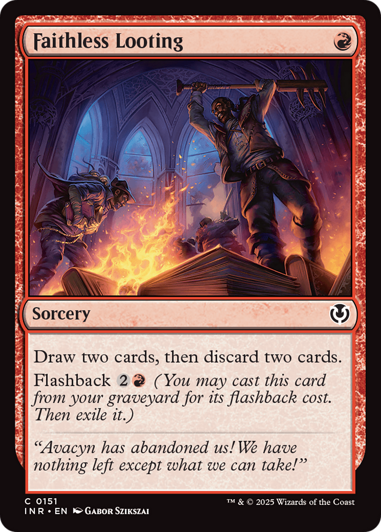 Faithless Looting [Innistrad Remastered] | Grognard Games