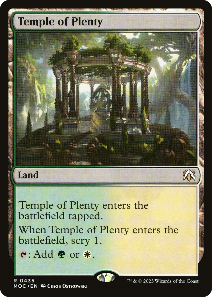Temple of Plenty [March of the Machine Commander] | Grognard Games