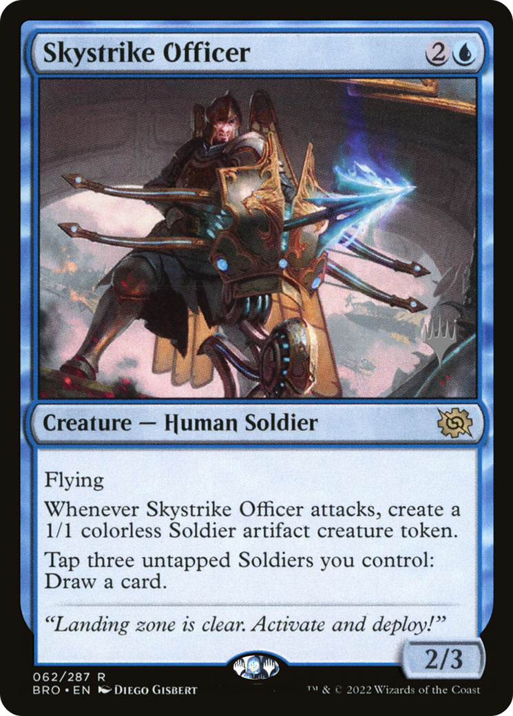 Skystrike Officer (Promo Pack) [The Brothers' War Promos] | Grognard Games