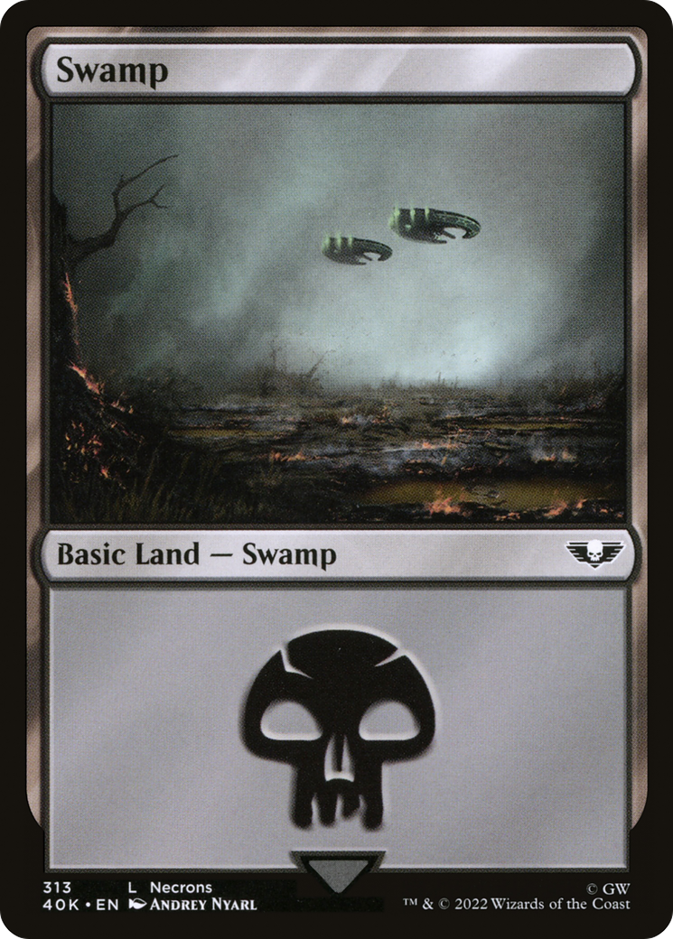 Swamp (313) [Universes Beyond: Warhammer 40,000] | Grognard Games