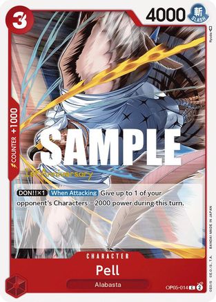 Pell (OP05-014) - Awakening of the New Era: 1st Anniversary Tournament Cards | Grognard Games