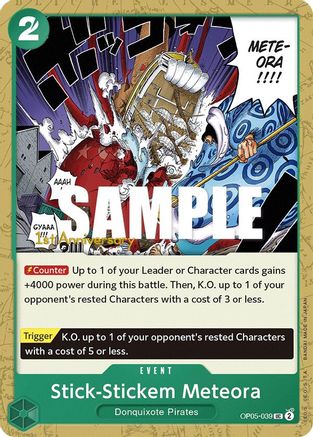 Stick-Stickem Meteora (OP05-039) - Awakening of the New Era: 1st Anniversary Tournament Cards | Grognard Games
