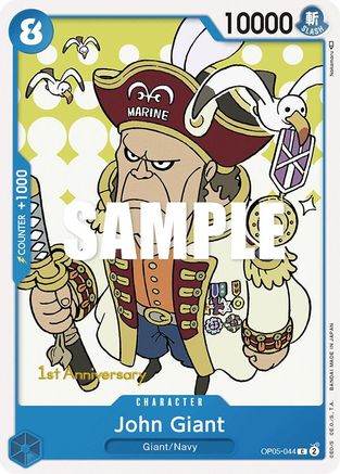 John Giant (OP05-044) - Awakening of the New Era: 1st Anniversary Tournament Cards | Grognard Games