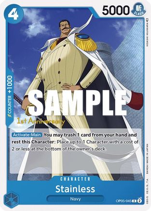 Stainless (OP05-045) - Awakening of the New Era: 1st Anniversary Tournament Cards | Grognard Games