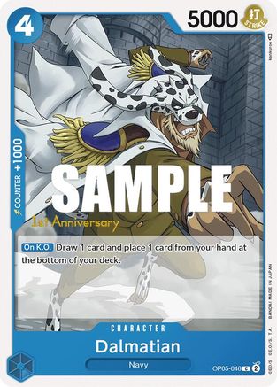 Dalmatian (OP05-046) - Awakening of the New Era: 1st Anniversary Tournament Cards | Grognard Games