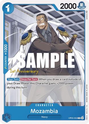 Mozambia (OP05-053) - Awakening of the New Era: 1st Anniversary Tournament Cards | Grognard Games