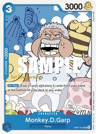 Monkey.D.Garp (OP05-054) - Awakening of the New Era: 1st Anniversary Tournament Cards | Grognard Games