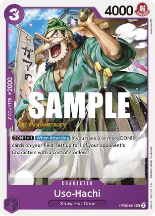 Uso-Hachi (OP05-061) - Awakening of the New Era: 1st Anniversary Tournament Cards | Grognard Games