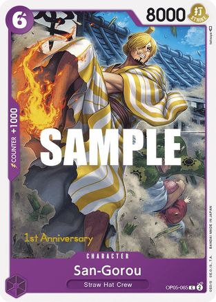 San-Gorou (OP05-065) - Awakening of the New Era: 1st Anniversary Tournament Cards | Grognard Games