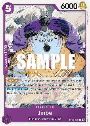Jinbe (OP05-066) - Awakening of the New Era: 1st Anniversary Tournament Cards | Grognard Games